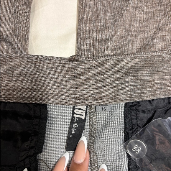 KUT from the Kloth Bootcut Trouser | Sz 16 | NWT | Brown Trousers - Picture 10 of 12